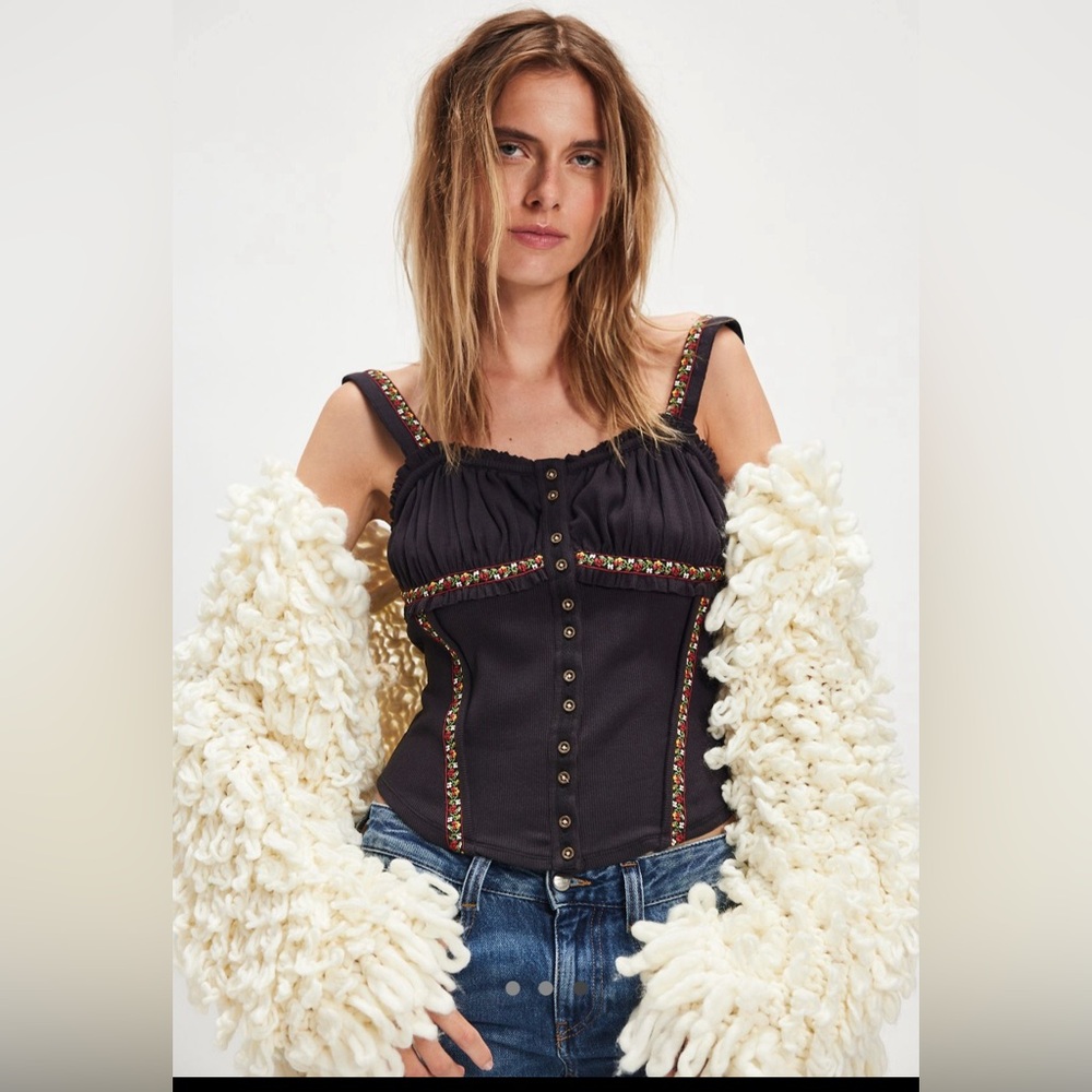 Free People Wilder Knit Top XS